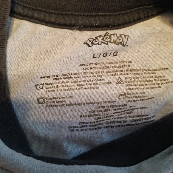 Pokémon shirt. - Picture 2 of 2